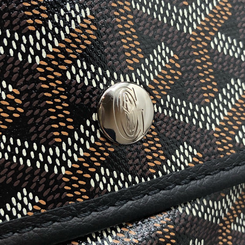 ゴヤール GOYARD サンルイPM ブラック コーティングキャンバス ユニセックス ハンドバッグ