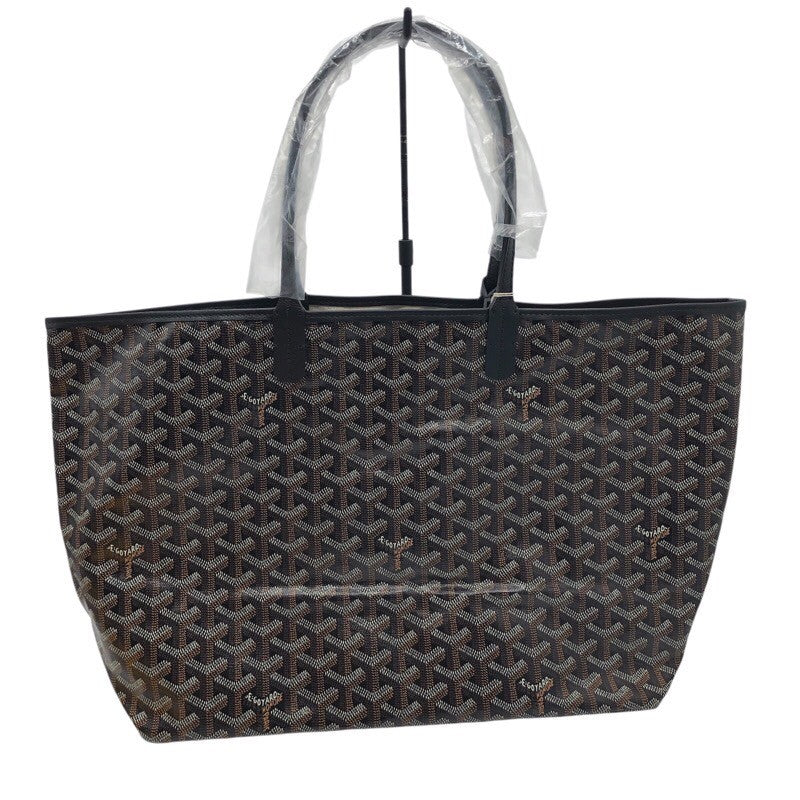 ゴヤール GOYARD サンルイPM ブラック コーティングキャンバス ユニセックス ハンドバッグ