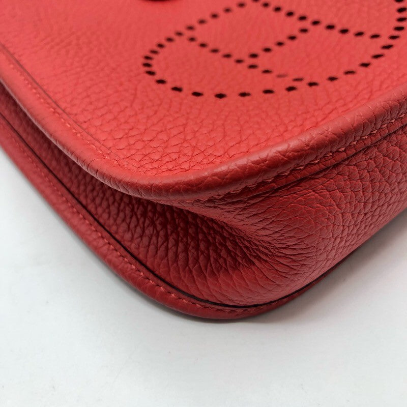 エルメス HERMES エヴリンTPM T刻 ブーゲンビリア×SV金具 トリヨン レディース ショルダーバッグ