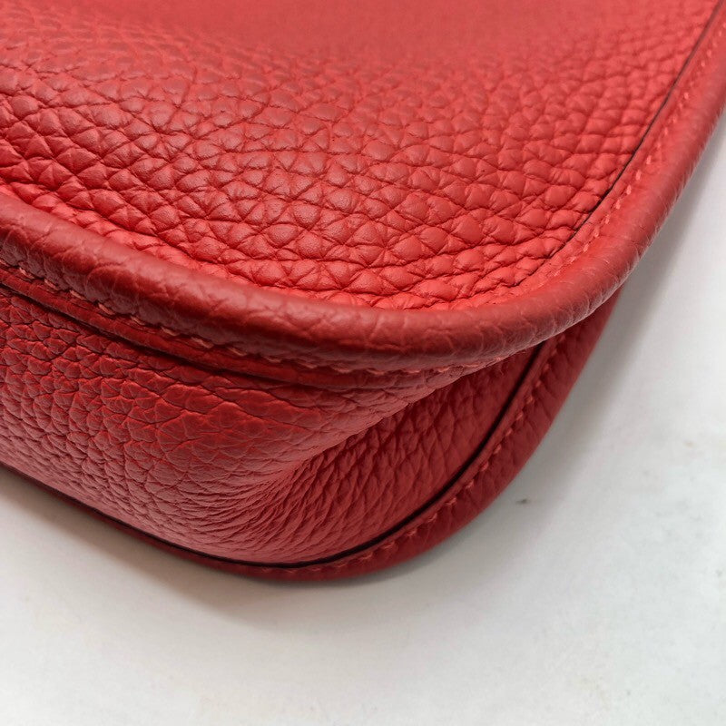 エルメス HERMES エヴリンTPM T刻 ブーゲンビリア×SV金具 トリヨン レディース ショルダーバッグ