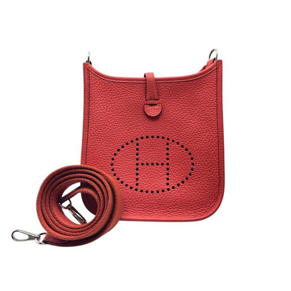 エルメス HERMES エヴリンTPM T刻 ブーゲンビリア×SV金具 トリヨン レディース ショルダーバッグ