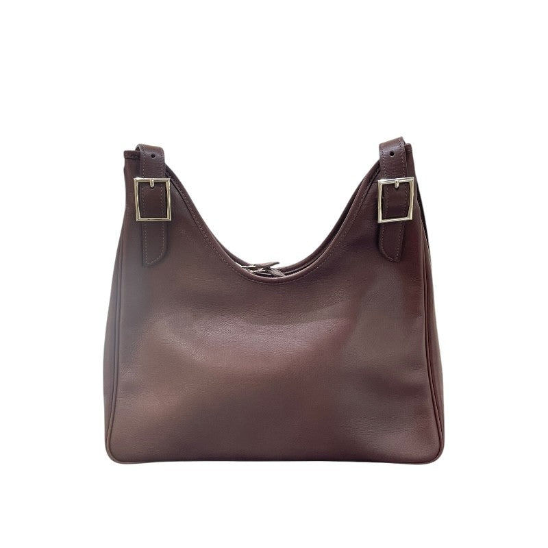 エルメス HERMES マサイカット32 ▢N刻印 ハバナ シルバー金具 スイフト ユニセックス ショルダーバッグ