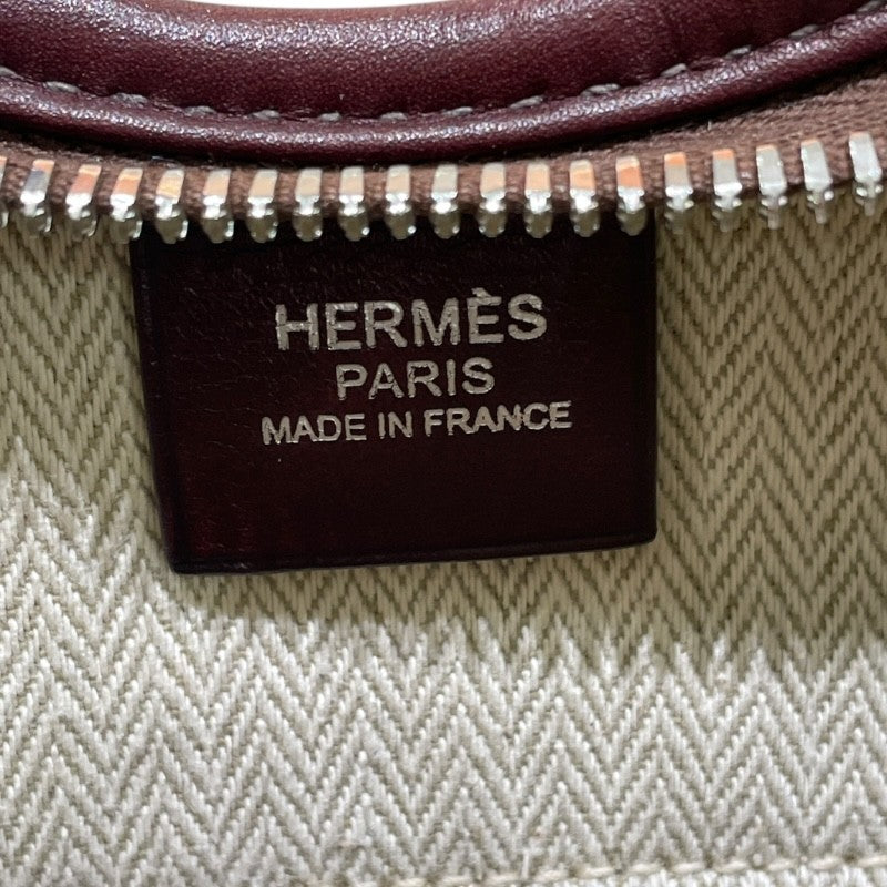 エルメス HERMES マサイカット32 ▢N刻印 ハバナ シルバー金具 スイフト ユニセックス ショルダーバッグ