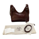 エルメス HERMES マサイカット32 ▢N刻印 ハバナ シルバー金具 スイフト ユニセックス ショルダーバッグ