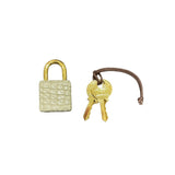 エルメス HERMES ピコタンロックPM U刻 ベトン ゴールド金具 アリゲーターマット レディース ハンドバッグ