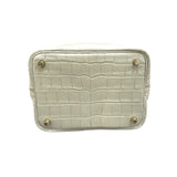 エルメス HERMES ピコタンロックPM U刻 ベトン ゴールド金具 アリゲーターマット レディース ハンドバッグ