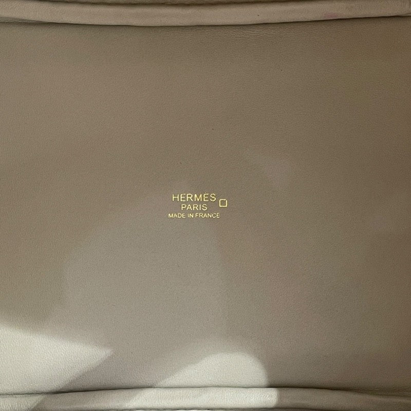 エルメス HERMES ピコタンロックPM U刻 ベトン ゴールド金具 アリゲーターマット レディース ハンドバッグ
