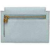 エルメス HERMES ケリーポケットコンパクト Z刻印 ブルーブリュム/ゴールド金具 シェーブル レディース カードケース