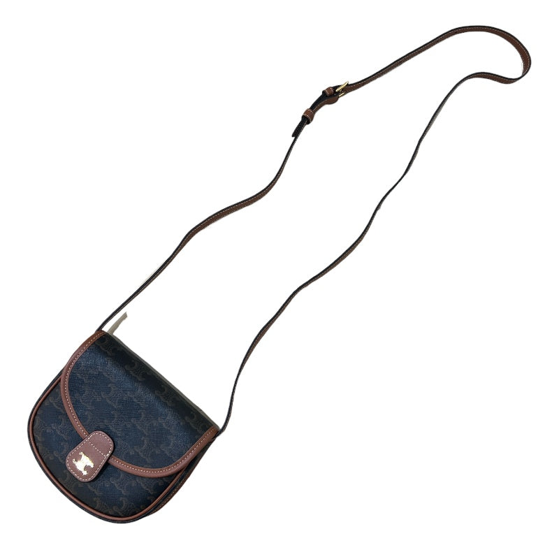 ショルダー バッグ セリーヌ CELINE ミニブザス 196702 トリオンフキャンバス/タン