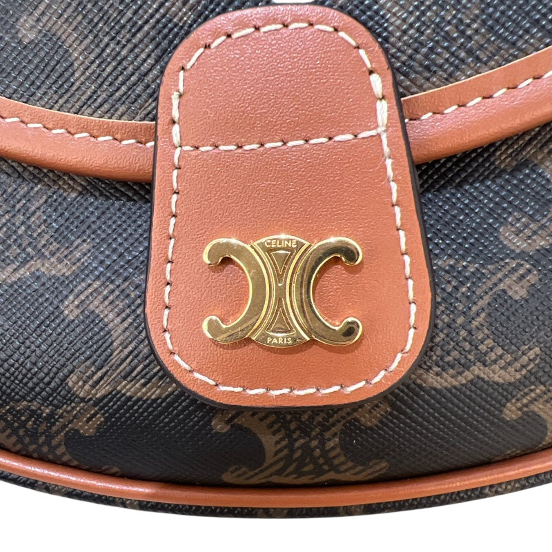 セリーヌ CELINE ミニブザス 196702 トリオンフキャンバス/タン