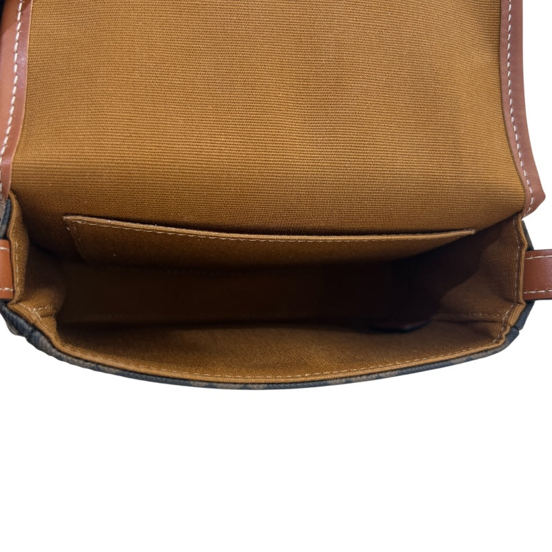 セリーヌ CELINE ミニブザス 196702 トリオンフキャンバス/タン レディース ショルダーバッグ