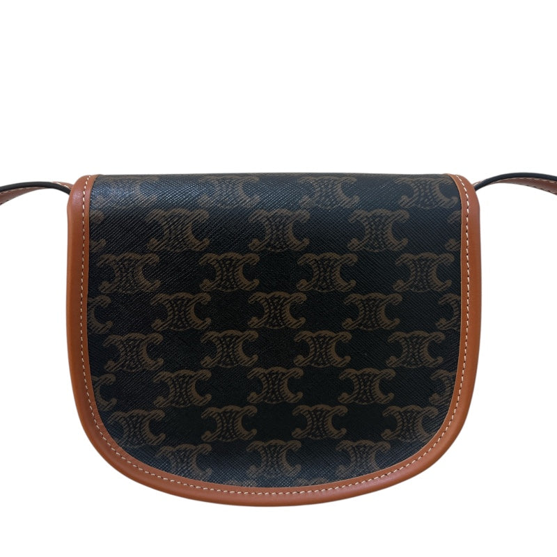 セリーヌ CELINE ミニブザス 196702 トリオンフキャンバス/タン レディース ショルダーバッグ