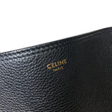 セリーヌ CELINE シスバケットバッグ ブラック ゴールド金具 ドラムドカーフ レディース ショルダーバッグ