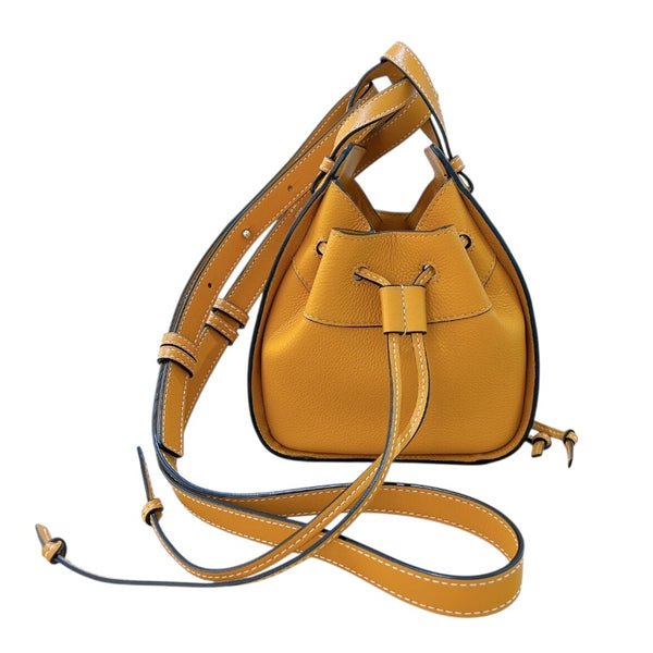 ロエベ LOEWE ハンモックドローストリング　ミニ カーフ レディース ハンドバッグ