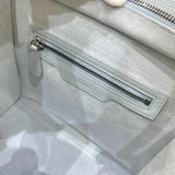 セリーヌ CELINE ラゲージ マイクロショッパー 187793 ブルーグレー ドラムドカーフレザー レディース トートバッグ