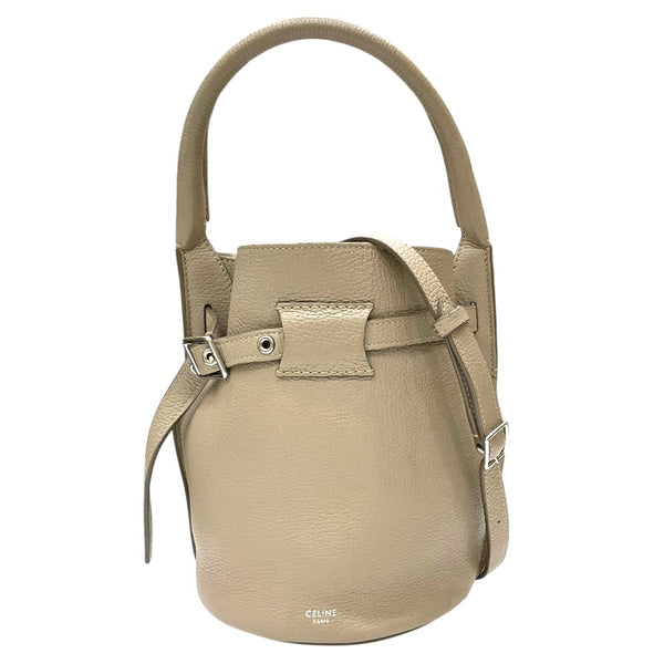 セリーヌ CELINE ビッグバッグバケット ナノ 187243 スリ ドラムドカーフスキン レディース ハンドバッグ