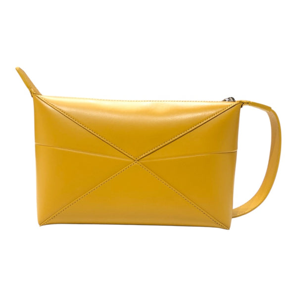 ロエベ LOEWE パズルフォルドウォッシュバッグ C510WBPX01 サンフラワー シャイニーカーフ ユニセックス その他バッグ