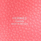 エルメス HERMES ピコタンロックPM W刻 ピンク シルバー金具 トゴ レディース ハンドバッグ