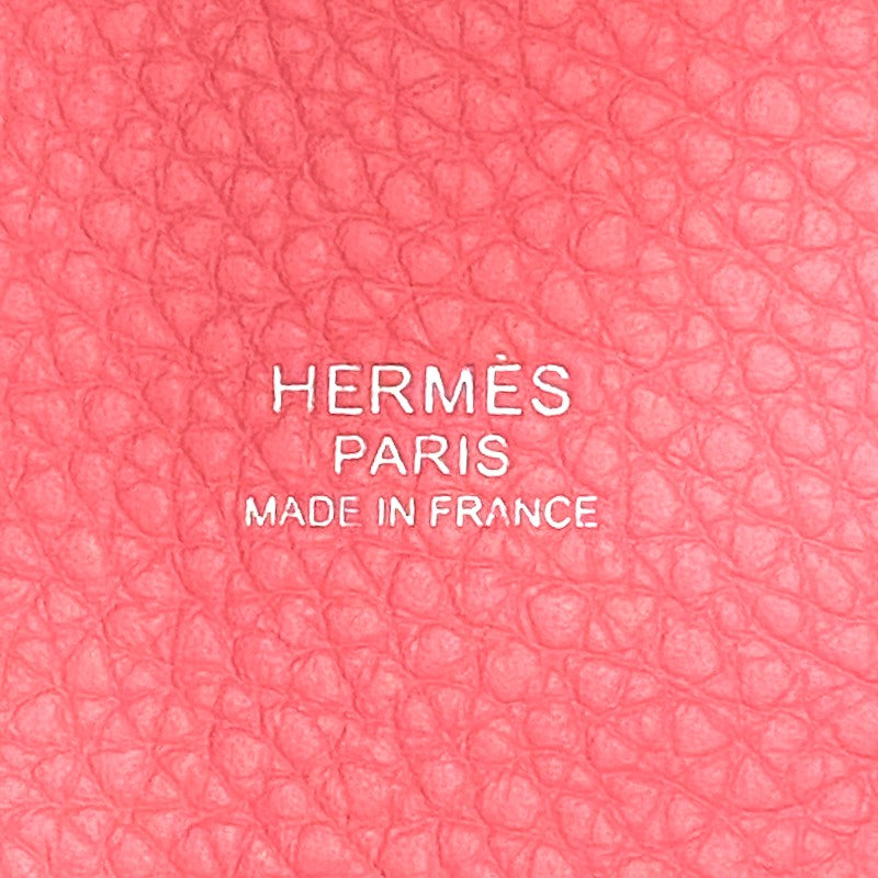 エルメス HERMES ピコタンロックPM W刻 ピンク シルバー金具 トゴ レディース ハンドバッグ