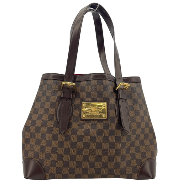 ルイ・ヴィトン LOUIS VUITTON ハムステッドMM N51204 ブラウン ダミエ・エベヌ レディース トートバッグ