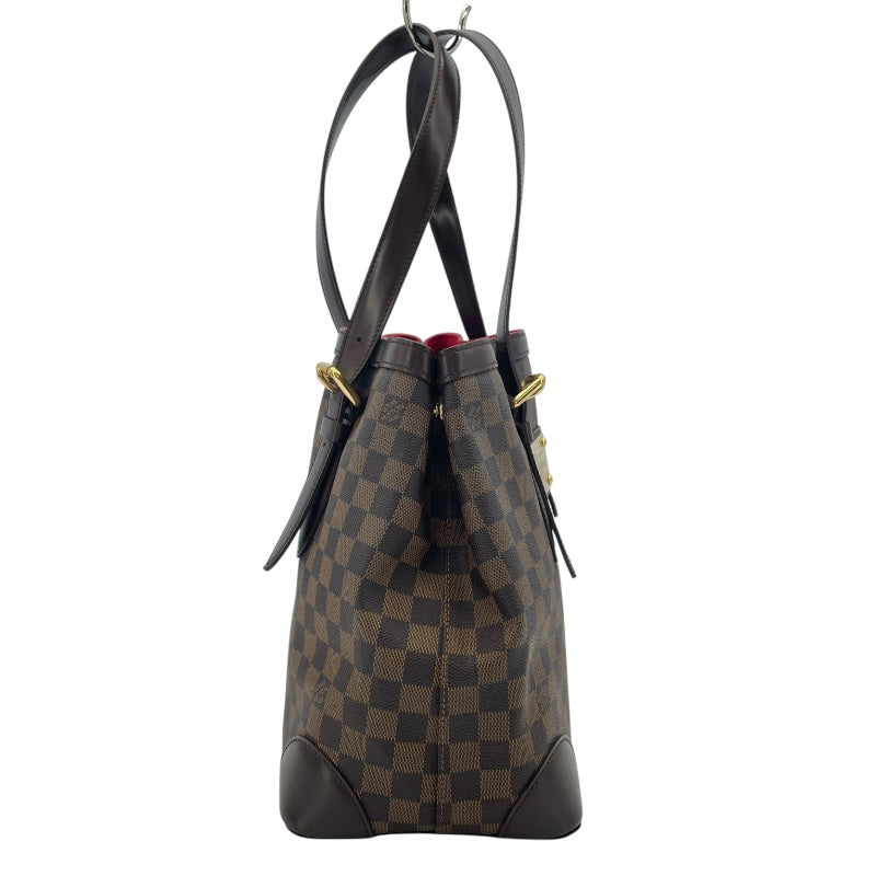ルイ・ヴィトン LOUIS VUITTON ハムステッドMM N51204 ブラウン ダミエ・エベヌ レディース トートバッグ