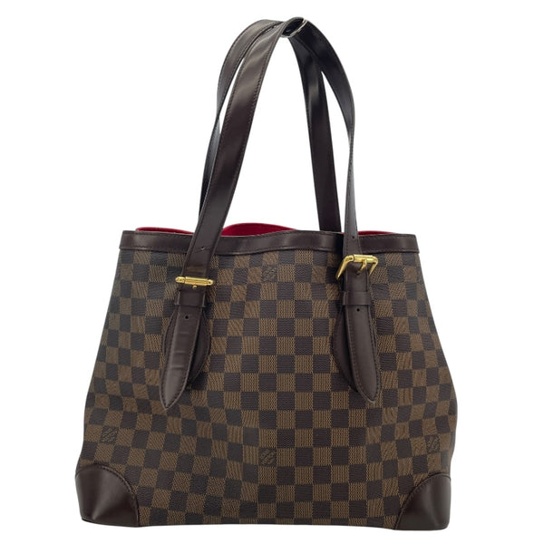 ルイ・ヴィトン LOUIS VUITTON ハムステッドMM N51204 ブラウン ダミエ・エベヌ レディース トートバッグ