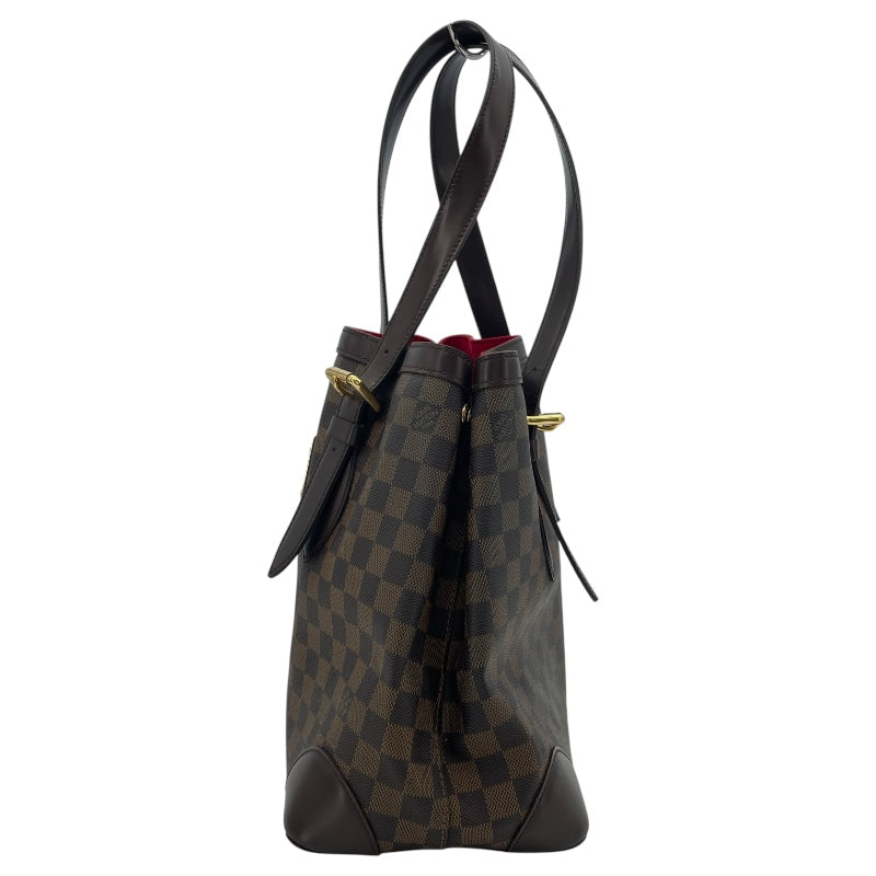 ルイ・ヴィトン LOUIS VUITTON ハムステッドMM N51204 ブラウン ダミエ・エベヌ レディース トートバッグ