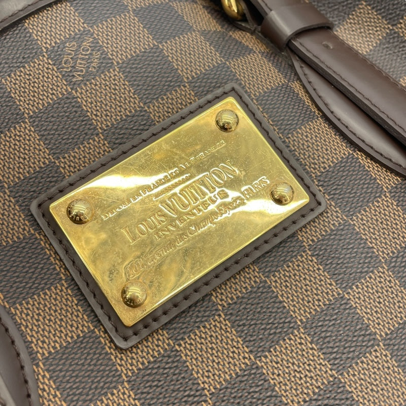 ルイ・ヴィトン LOUIS VUITTON ハムステッドMM N51204 ブラウン ダミエ・エベヌ レディース トートバッグ