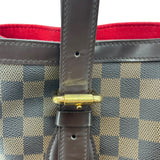 ルイ・ヴィトン LOUIS VUITTON ハムステッドMM N51204 ブラウン ダミエ・エベヌ レディース トートバッグ