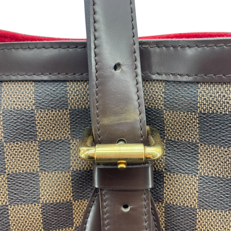 ルイ・ヴィトン LOUIS VUITTON ハムステッドMM N51204 ブラウン ダミエ・エベヌ レディース トートバッグ