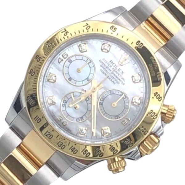 ロレックス ROLEX デイトナホワトシェル 116523NG ホワトシェル K18/SS メンズ 腕時計