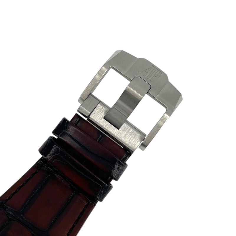 オーデマ・ピゲ AUDEMARS PIGUET ロイヤル オーク オフショア クロノグラフ 26420ST.OO.A828CR.01 ブラウン SS メンズ 腕時計