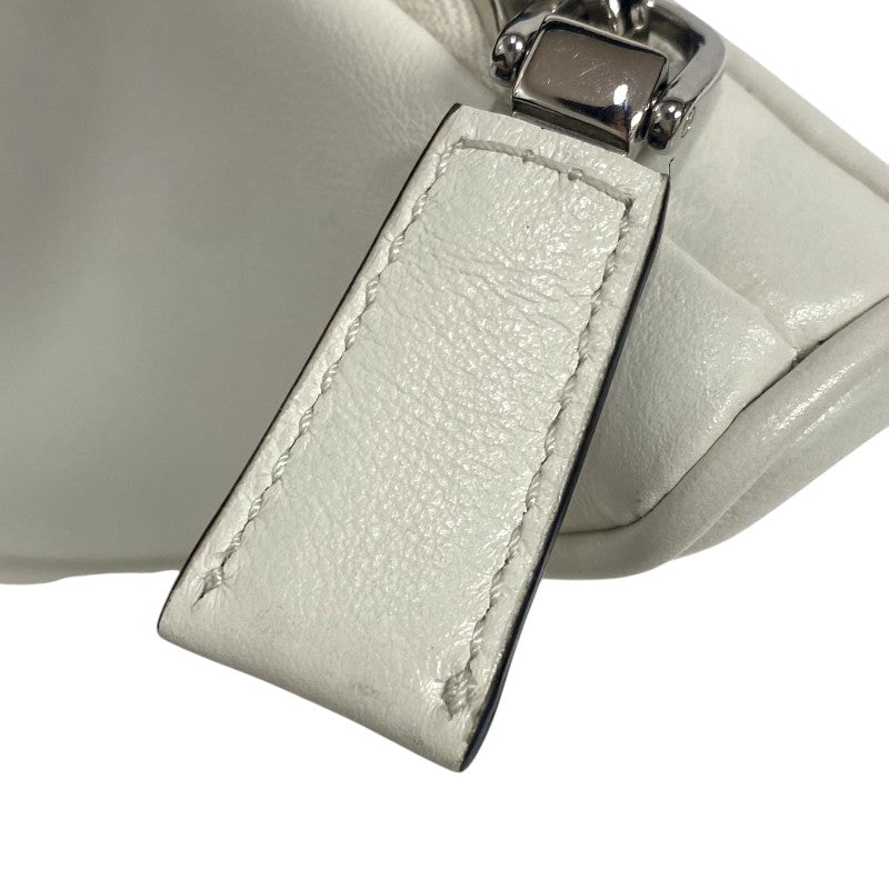 プラダ PRADA トライアングルポーチ 1NE039 アイボリー ナッパレザー レディース クラッチバッグ