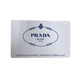 プラダ PRADA トライアングルポーチ 1NE039 アイボリー ナッパレザー レディース クラッチバッグ
