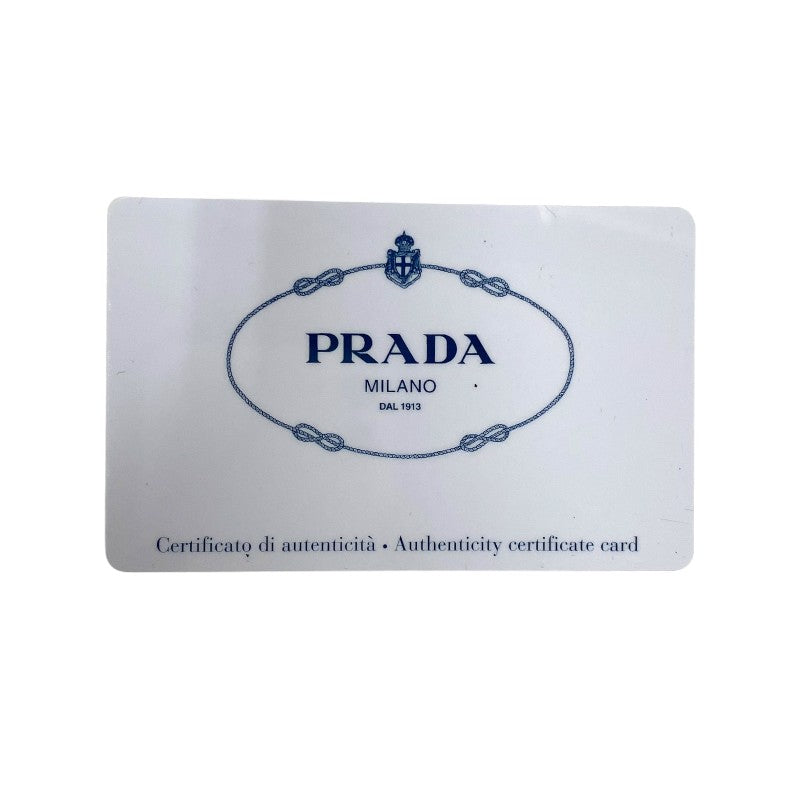 プラダ PRADA トライアングルポーチ 1NE039 アイボリー ナッパレザー レディース クラッチバッグ