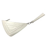 プラダ PRADA トライアングルポーチ 1NE039 アイボリー ナッパレザー レディース クラッチバッグ