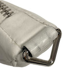 プラダ PRADA トライアングルポーチ 1NE039 アイボリー ナッパレザー レディース クラッチバッグ