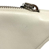 プラダ PRADA トライアングルポーチ 1NE039 アイボリー ナッパレザー レディース クラッチバッグ