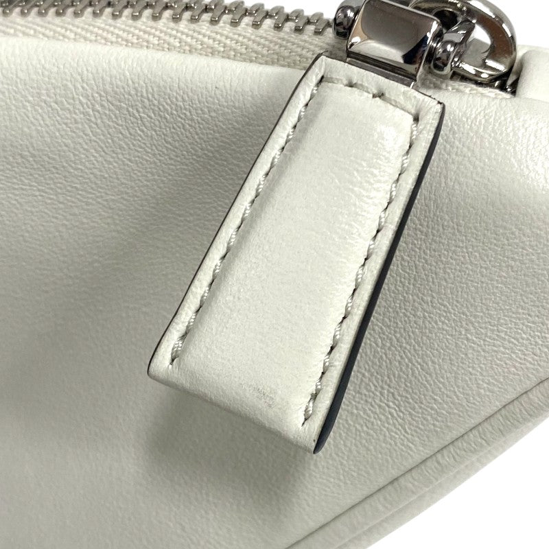 プラダ PRADA トライアングルポーチ 1NE039 アイボリー ナッパレザー レディース クラッチバッグ