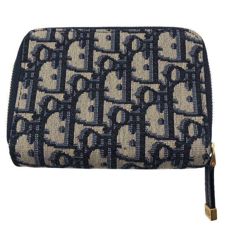 クリスチャン・ディオール Christian Dior サドル　バイフォールド　ウォッレト オブリークジャガード レディース 三つ折り財布