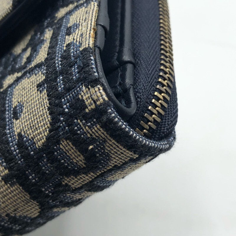 クリスチャン・ディオール Christian Dior サドル　バイフォールド　ウォッレト オブリークジャガード レディース 三つ折り財布
