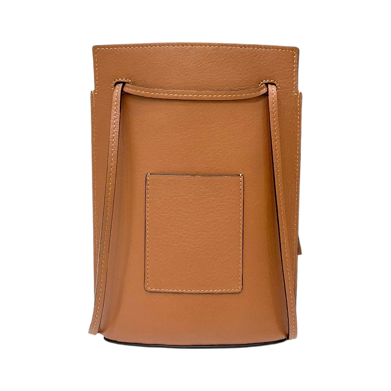 ロエベ LOEWE ダイス ポケット C630R12X01 タン カーフレザー レディース ショルダーバッグ