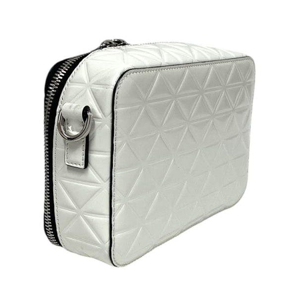 プラダ PRADA ブリックレザー ショルダーバッグ 2VH070 アイボリー パテントレザー レディース ショルダーバッグ