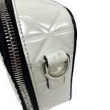 プラダ PRADA ブリックレザー ショルダーバッグ 2VH070 アイボリー パテントレザー レディース ショルダーバッグ