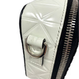 プラダ PRADA ブリックレザー ショルダーバッグ 2VH070 アイボリー パテントレザー レディース ショルダーバッグ
