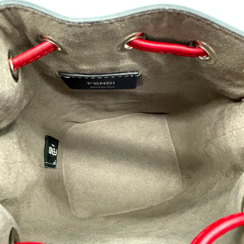フェンディ FENDI モントレゾールミニ 8BS010 レッド エンボス