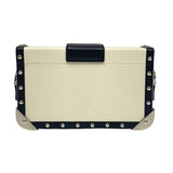 フェンディ FENDI バゲットトランクミニ 7VA507 ホワイト×ブラック カーフ レディース ショルダーバッグ