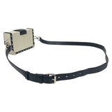 フェンディ FENDI バゲットトランクミニ 7VA507 ホワイト×ブラック カーフ レディース ショルダーバッグ