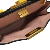 フェンディ FENDI セレリア ピーカブー アイコニック エッセンシャリー 8BN302 イエロー ホワイト×ピンク ゴールド金具  カーフレザー レディース ショルダーバッグ