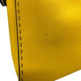 フェンディ FENDI セレリア ピーカブー アイコニック エッセンシャリー 8BN302 イエロー ホワイト×ピンク ゴールド金具  カーフレザー レディース ショルダーバッグ